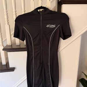 I.AM.GIA Black Racing-Inspired Jacket